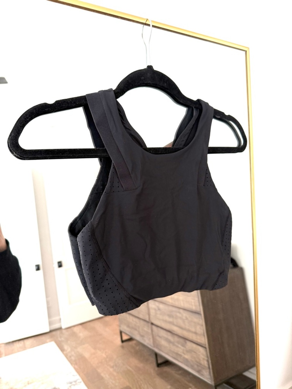 Lululemon Black High Neck Sports Bra
